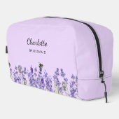 Trousse De Toilette Fleurs de lavande violette bridesmaid (Coin droit)