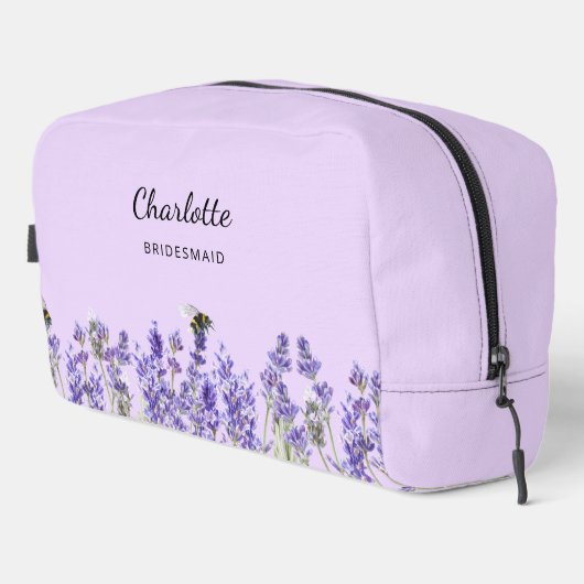 Trousse De Toilette Fleurs de lavande violette bridesmaid (Coin droit)