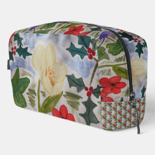 Trousse De Toilette Fleurs d'hiver & houx