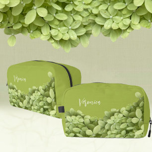 Trousse De Toilette Fleurs d'hortensia personnalisées avec nom