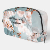 Trousse De Toilette Fleurs roses 50 Tons de Fabuleux (Coin droit)