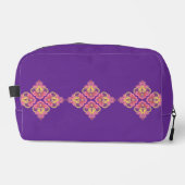 Trousse De Toilette Fleurs sur violet (Recto)