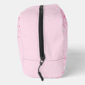 Trousse De Toilette Fleurs violettes roses papillon (Droite)