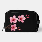 Trousse De Toilette Floral Cherry Blossoms Black Pink | Your Name (Verso)