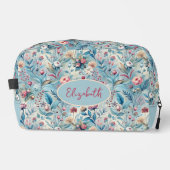 Trousse De Toilette Floral personnalisé (Recto)