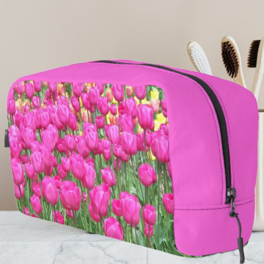 Trousse De Toilette Flore de la tulipe rose