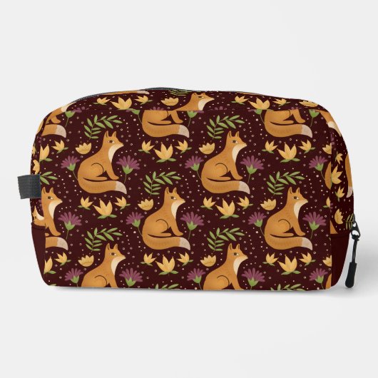 Trousse De Toilette Folk Foxes (Recto)
