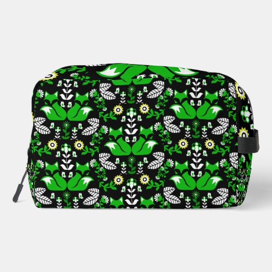 Trousse De Toilette Fox Nordic Scandinavian Folk Art nappe (Verso)