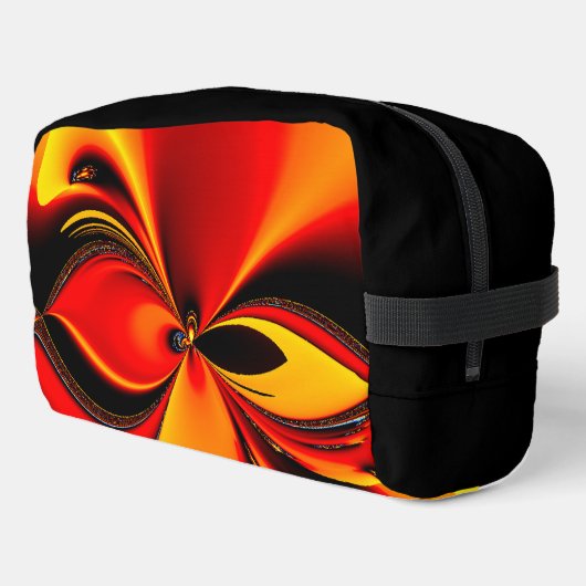 Trousse De Toilette Fractale Orange Fury (Coin gauche)