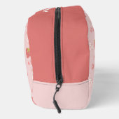 Trousse De Toilette Fraise mignonne aux fleurs. (Droite)