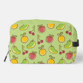 Trousse De Toilette Fruits d'été frais motif vert (Verso)