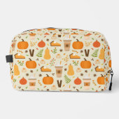 Trousse De Toilette Fun Orange Fall Motif (Recto)