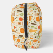 Trousse De Toilette Fun Orange Fall Motif (Droite)