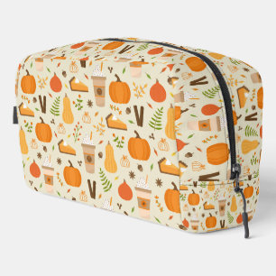 Trousse De Toilette Fun Orange Fall Motif