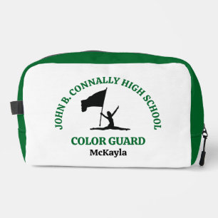 Trousse De Toilette Garde de couleur personnalisée du lycée Green