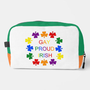 Trousse De Toilette Gay Fier Irlandais LGBT Rainbow Shamrocks