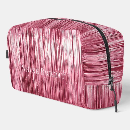 Trousse De Toilette Glam Pink Tinsel (Coin droit)
