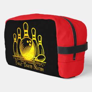 Trousse De Toilette Golden Bowling Team Art personnalisable
