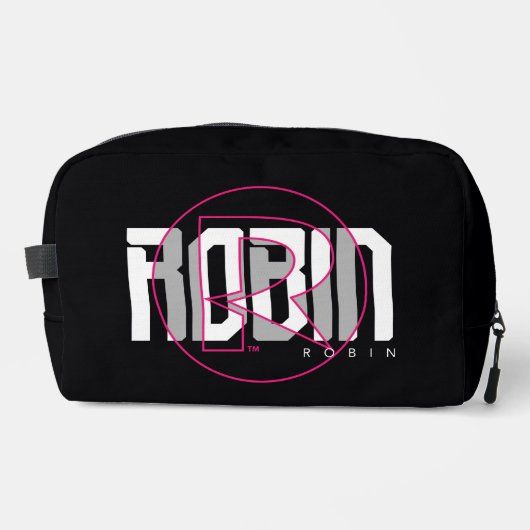 Trousse De Toilette Graphisme Nommé Robin Hi-Tech (Recto)