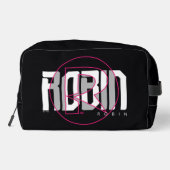 Trousse De Toilette Graphisme Nommé Robin Hi-Tech (Verso)
