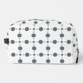 Trousse De Toilette Gray Polka Dots, Polka Dot Pattern, Dots (Recto)