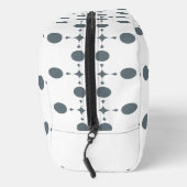 Trousse De Toilette Gray Polka Dots, Polka Dot Pattern, Dots (Droite)