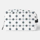 Trousse De Toilette Gray Polka Dots, Polka Dot Pattern, Dots (Verso)