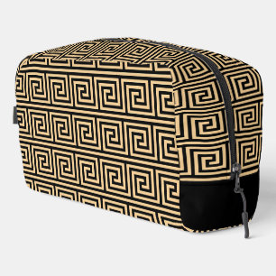 Trousse De Toilette Grec Meander Carré Motif principal Brown