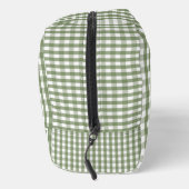 Trousse De Toilette Green Gingham Cute Plaid Cosmetic Pretty (Droite)