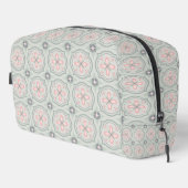 Trousse De Toilette Green Pastel Floral Tiles (Coin droit)