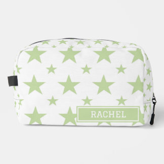 Trousse De Toilette Green Stars Pattern Constellation Cosmetic