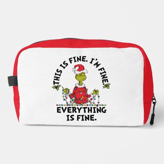 Trousse De Toilette Grinch | Everything is Fine (Recto)