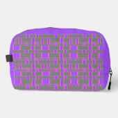 Trousse De Toilette Gris Motif rectangle 9 (Recto)