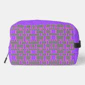 Trousse De Toilette Gris Motif rectangle 9 (Verso)