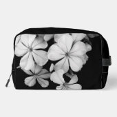 Trousse De Toilette Gros plan sur les fleurs noires et blanches (Verso)