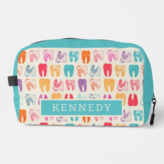 Trousse De Toilette Grunge Tooth Motif (Recto)