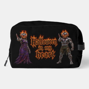 Trousse De Toilette Halloween à jamais dans mon cœur Gothique Citrouil