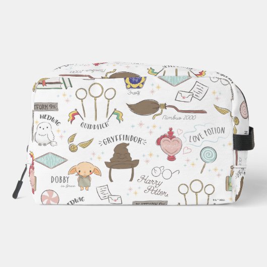 Trousse De Toilette HARRY POTTER™ Tiny Magic Pattern (Verso)