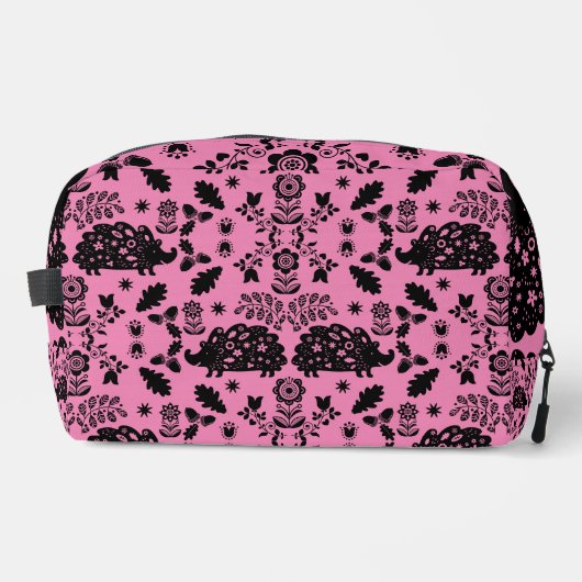 Trousse De Toilette Hérisson Art populaire (Recto)