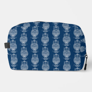 Trousse De Toilette Hibou (bleu foncé) - Dopp Kit