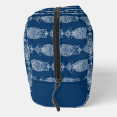 Trousse De Toilette Hibou (bleu foncé) - Dopp Kit (Droite)