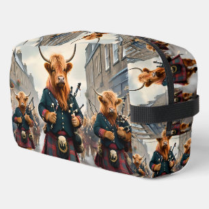 Trousse De Toilette Highland Harmony : Bagpipe Highland Cow Band
