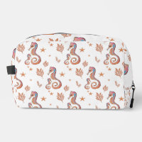 Hippocampe Coloré Motif Océan