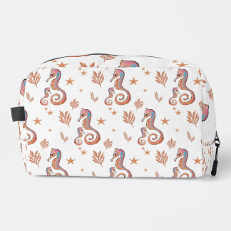 Trousse De Toilette Hippocampe Coloré Motif Océan