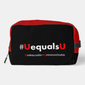 Trousse De Toilette HIV Undetectable Equals Untransmittable - Minimali (Verso)