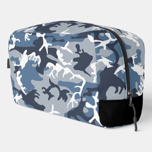 Trousse De Toilette Hiver Camouflage bleu neige, Militaire, Armée (Coin droit)