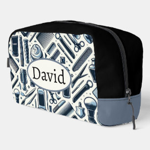 Trousse De Toilette Hommes Barber Shop Elements