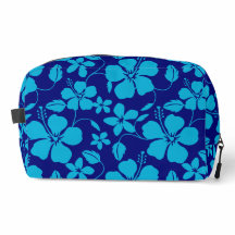 HULA HAWAIEN (HIBISCUS) BLEU FONCÉ/CLAIR