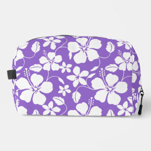 TROUSSE DE TOILETTE HULA HAWAIEN (HIBISCUS) LILAS CLAIR