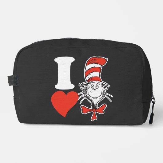 Trousse De Toilette I Heart Cat in the Casquette (Recto)